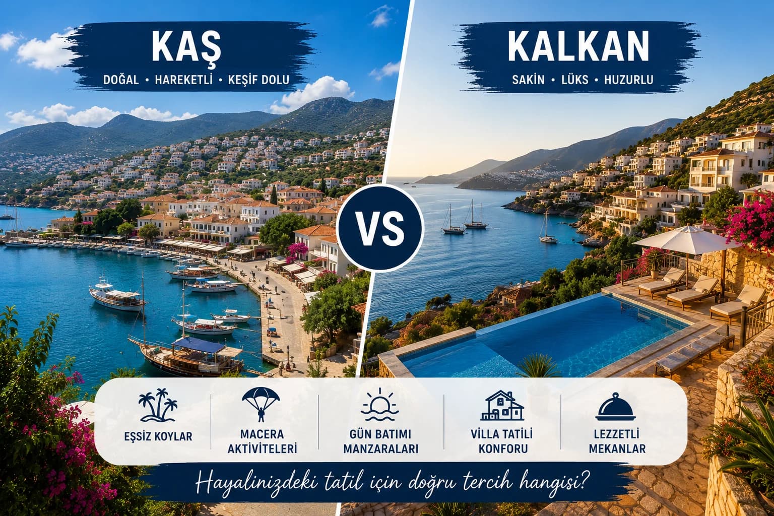 Kaş mı Kalkan mı? Tatil İçin Hangisi Size Daha Uygun?