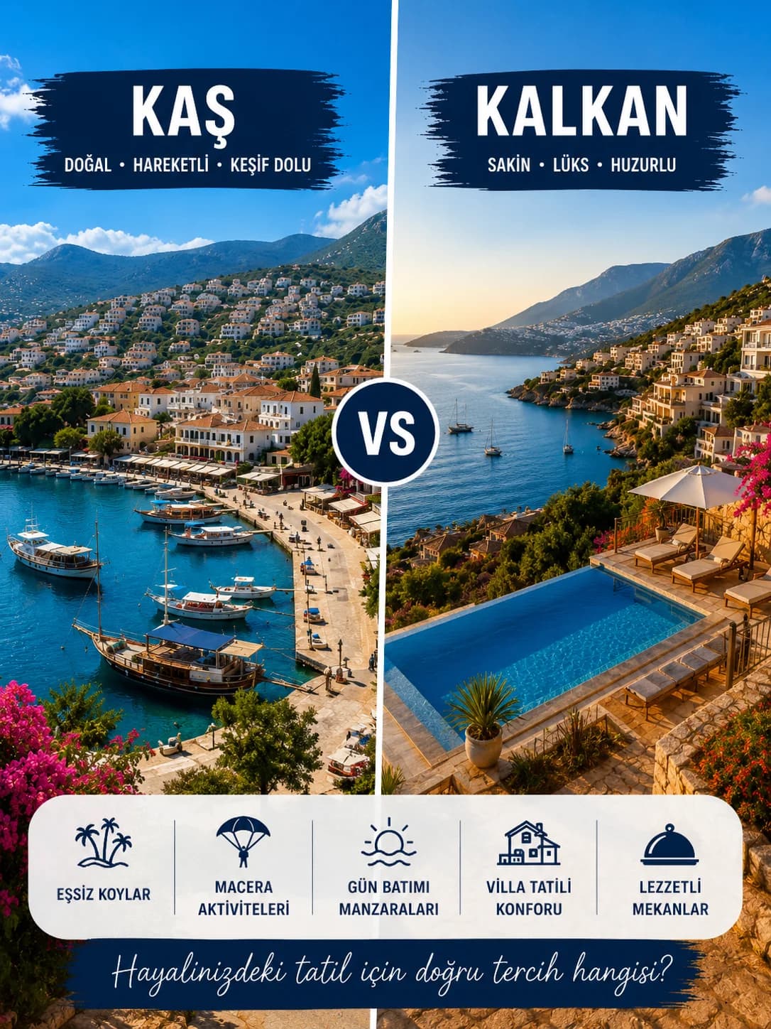 Kaş mı Kalkan mı? Tatil İçin Hangisi Size Daha Uygun?