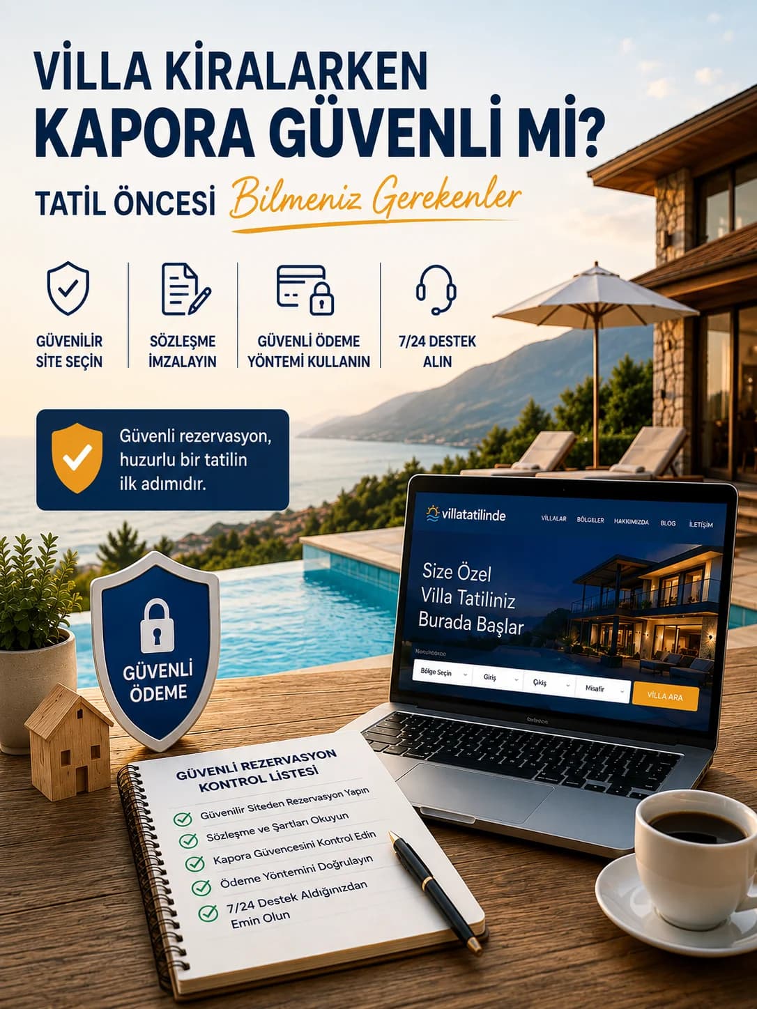 Villa Kiralarken Kapora Güvenli mi? Tatil Öncesi Bilmeniz Gerekenler