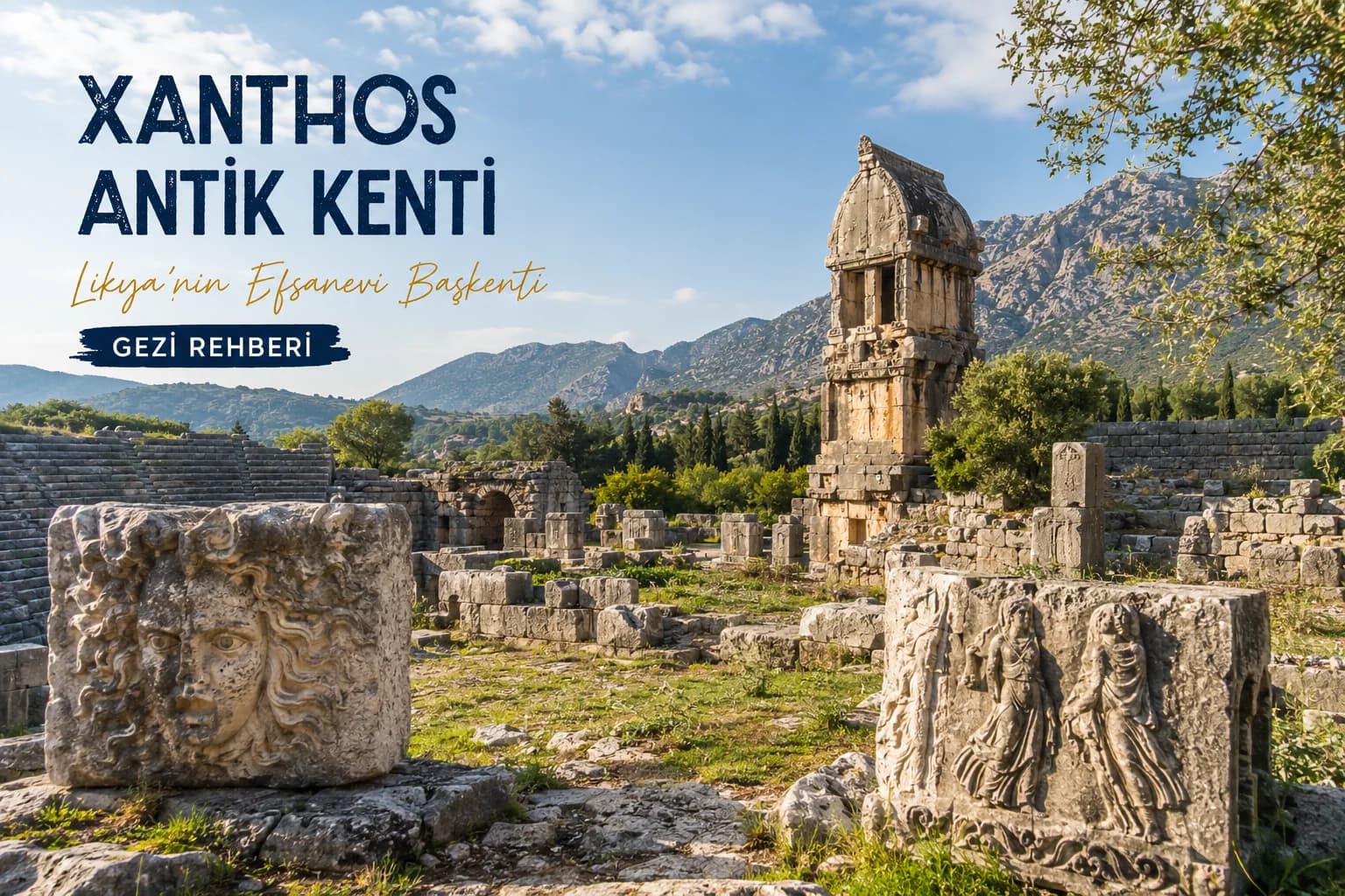Xanthos Antik Kenti Gezi Rehberi: Likya’nın Efsanevi Başkenti, Tarihi ve Ulaşım Bilgileri