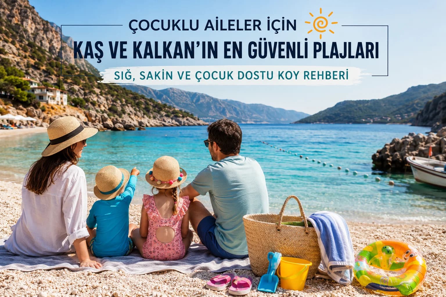 Çocuklu Aileler İçin Kaş ve Kalkan’ın En Güvenli Plajları: Sığ, Sakin ve Çocuk Dostu Koy Rehberi