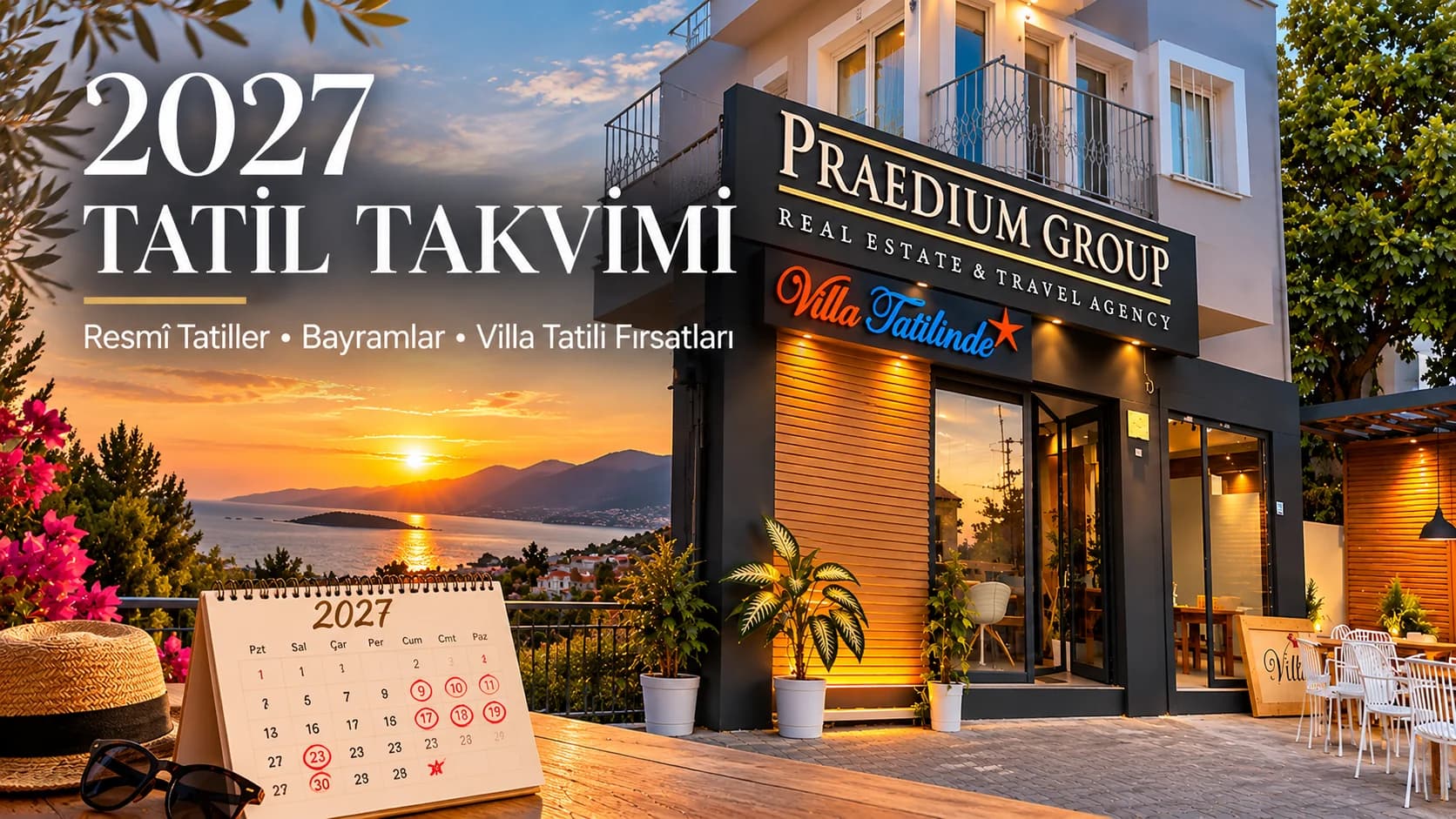 2027 Resmî Tatil Günleri ve Bayram Takvimi: Villa Tatili Fırsatları